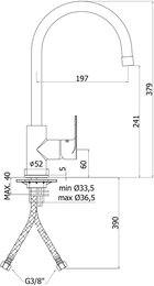 ��������� ��� ����� Paffoni Lime LM180CR � ���������� �������, ����