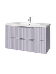 Тумба под раковину Caprigo RAIN 100 (976х446х550) подвесная, 2 ящика, цвет Стилл 36514-SF028