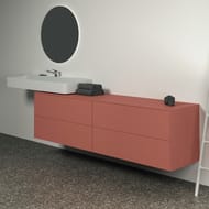 Тумба под раковину Ideal Standard CONCA (1985x505x550) 4 ящика, закат, со столешницей T4326Y3 — изображение 4