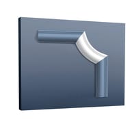 Угловой элемент Orac Decor P801C (198х110х26) белый (шт.)