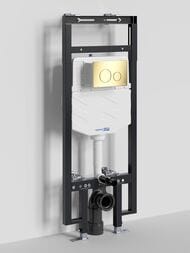 Инсталляция для унитаза WasserKRAFT Dinkel с клавишей смыва, золото глянцевое 58tlt.010.me.pg02