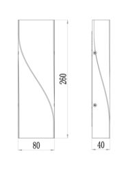 ������������� ��������� Maytoni Twist (�����) O040WL-L11B3K, 3000� 11�� IP 65, ������
