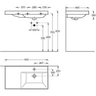 ����� ��� �������� La Fenice Elba Bianco 90 �� (876�469�350) ����� ������� FNC-01-ELB-B-90