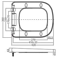 ������� ��� ������� BelBagno Albano � �����������, ����� BB120SC