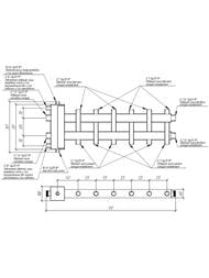 Балансировочный коллектор Gidruss BM-100-7DU до 100 кВт, 1 1/4", 3+3, 4D-кронштейны, черный муар