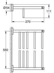 ��������� ��� ������� ��������� Grohe Essentials 40800001 ����� 550��, ����