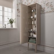 Пенал KERAMA MARAZZI POMPEI подвесной/напольный, 430х320х1510, бежевый глянцевый PO.N.150\CAM