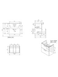 ����� ��� ���������� Cersanit MELAR 70 (680�676�445��.) �����,   64129
