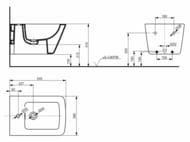 ���� ��������� TOTO SP (380x540x290) � ���������� ��� ���������, ���������, ����� B532E#XW