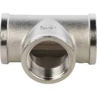 Тройник STOUT 3/4"ВВВ, никель,  SFT-0020-000034