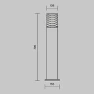 ����������� ���������� Maytoni Bronx (������) O576FL-01GR1, E27�1 60�� IP 54, �����