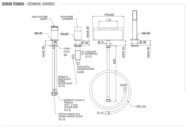 Смеситель для ванны Remer Qubika Q06, хром
