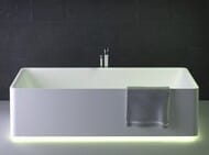 Ванна отдельностоящая Knief Shine (1800x800x500) подсветка снизу, искусственный камень,белый матовый 0600-041-01