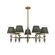 Люстра на штанге Lumion Classi Vermont 8275/7, латунь