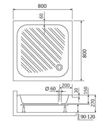 ������� ������ RGW B/CL-S (800�800�270) ����������, �����, � �������, ����� 16180188-51