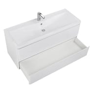 Тумба под раковину BelBagno ALBANO (1200х450х500) подвесная, Bianco Lucido ALBANO-1200-2C-SO-BL