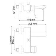 ��������� WasserKRAFT Aller 1061WHITE ��� ����� � �������� �������, �����/����