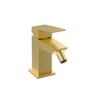 Смеситель для биде VitrA Minimax Square A4372625EXP однорычажный брашированное золото латунь