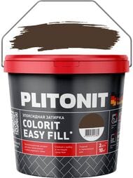 Затирка эпоксидная PLITONIT Colorit EasyFill шоколадный, 2 кг