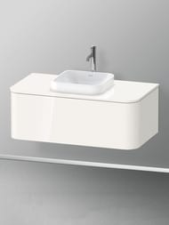 Тумба под раковину Duravit Happy D.2 Plus 1000х408х550 1 ящик, белый глянец HP493102222 — изображение 2