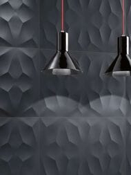 Плитка настенная Atlas Concorde 3D Wall Design Diamond Night Matt (400х800) черная, 8DDN (кв.м.)