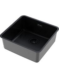 Мойка Omoikiri OMI 43-U/I-GB (430х415х179) универсальный монтаж, нерж.сталь, графит 4997420