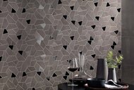 Мозаика Atlas Concorde BOOST Smoke Mosaico Hex Black (250х285) черная, AN69 (кв.м.)