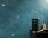 Мозаика Atlas Concorde Blaze Verdigris Mosaico Nest (258х294) синяя, 9BNV (кв.м.) — миниатюра 4