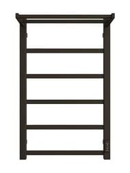 Полотенцесушитель электрический STOUT Jazz quadro 80х50 черный матовый с полкой SHQ-J2QQ-F08050