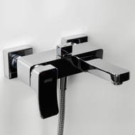 Смеситель WasserKRAFT Aller 1061 для ванны с коротким изливом, хром