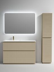 Тумба под раковину Sancos Folk Floor FL120FLCP 1190х445х850 напольная, левая, 2 ящика, Капучино