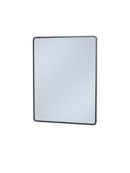 Зеркало IDDIS Cloud (800х600х30) с подсветкой, подогревом и сенсором, цвет: черный CLX6000i98