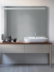 Раковина Duravit Luv 800х400 шлифованная, белая, выпуск с керамической крышкой 0379800000