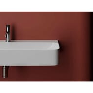 Раковина накладная Ceramicanova Aura 1020х476х140 прямоугольная, отв. под смеситель, белый CN2007