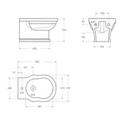 ���� ��������� BelBagno Boheme (373�528�320) � ���������� ��� ���������, �����, ����� BB115BH