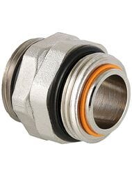 Сдвоенный ниппель VALTEC 1" для сборки коллекторных групп VT.0606.0.06