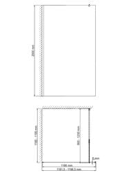 ������� ����������� WasserKRAFT Rossel (1200�2000) ���������� ������/������� �������� 28W40