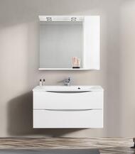 Зеркальный шкаф BelBagno MARINO 900х150х750 подсветка LED, правый MARINO-SPC-900/750-1A-BL-P-R