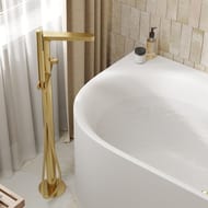 Смеситель WasserKRAFT Schunter 8221 для ванны, однозахватный, матовое золото