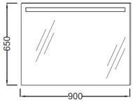 ������� Jacob Delafon PARALLEL EB1414 (900�30�650) �������, ���������, ������������ �����������