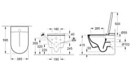������-���� Villeroy&Boch ViClean-I200 V0E2 00 R1 (385�595�400) ���������, �/����., �����, �������