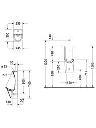 ������� DURAVIT STARCK 3 � ������� ������� ����, ���. ��������� 0826250000