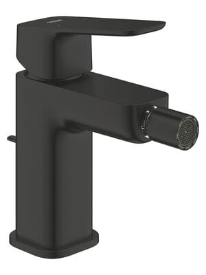 Смеситель для биде Grohe Cubeo однозахватный, низкий излив 92мм, цвет: черный матовый 1018102430