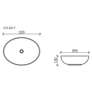 �������� ��������� Ceramicanova Element 520�395�130 ��������, ��� ��������, ����� CN6017