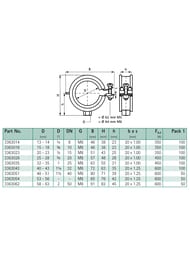 ����� Walraven KSB1 � epdm, 1.1/2" M8 48-51��,  3363051