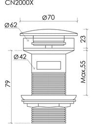 ������ ������ Ceramicanova Click-Clack, � ��������� CN2000CHx