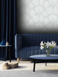 Обои виниловые на флизелине Grandeco Originale (1,06х10,05) деревья, серые R166136 (рул.)