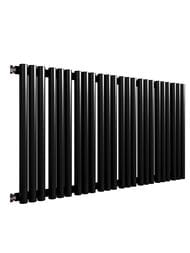 Радиатор стальной Empatiko Takt S1 однотруб 536х952х32 24 сек боков.подкл, 1482 Вт, Confident Black