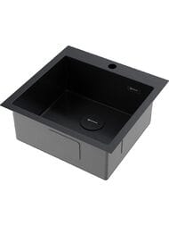 Мойка Omoikiri AKISAME 51-GB (510х510х200) монтаж врезной/вровень, графит, 4997013