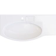 Раковина KERAMA MARAZZI RIVA мебельная, с крепежом (1007х478х154), белая глянцевая RV.wb.100Lh